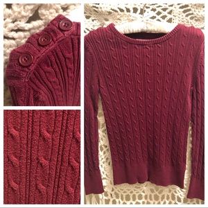 Sonoma Cable Knit Sweater